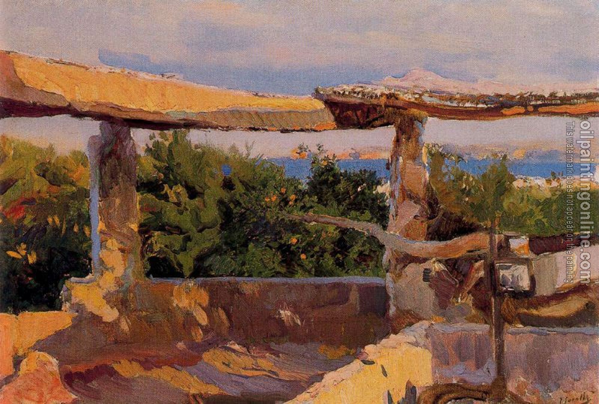 Joaquin Sorolla y Bastida - The waterwheel, Javea